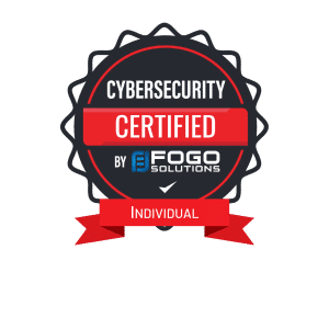 Online Cybersecurity Training certified by efogo individual.