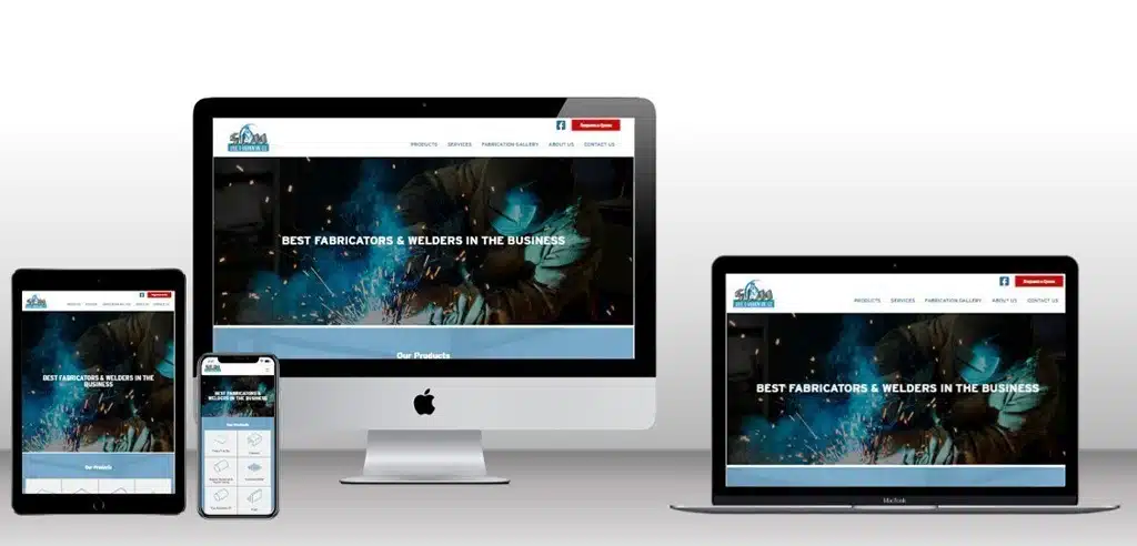SLM Steel & Fabrication website management