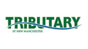 The logo for Tributary at New Manchester.
