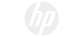 Hp logo displayed on a vibrant green background.