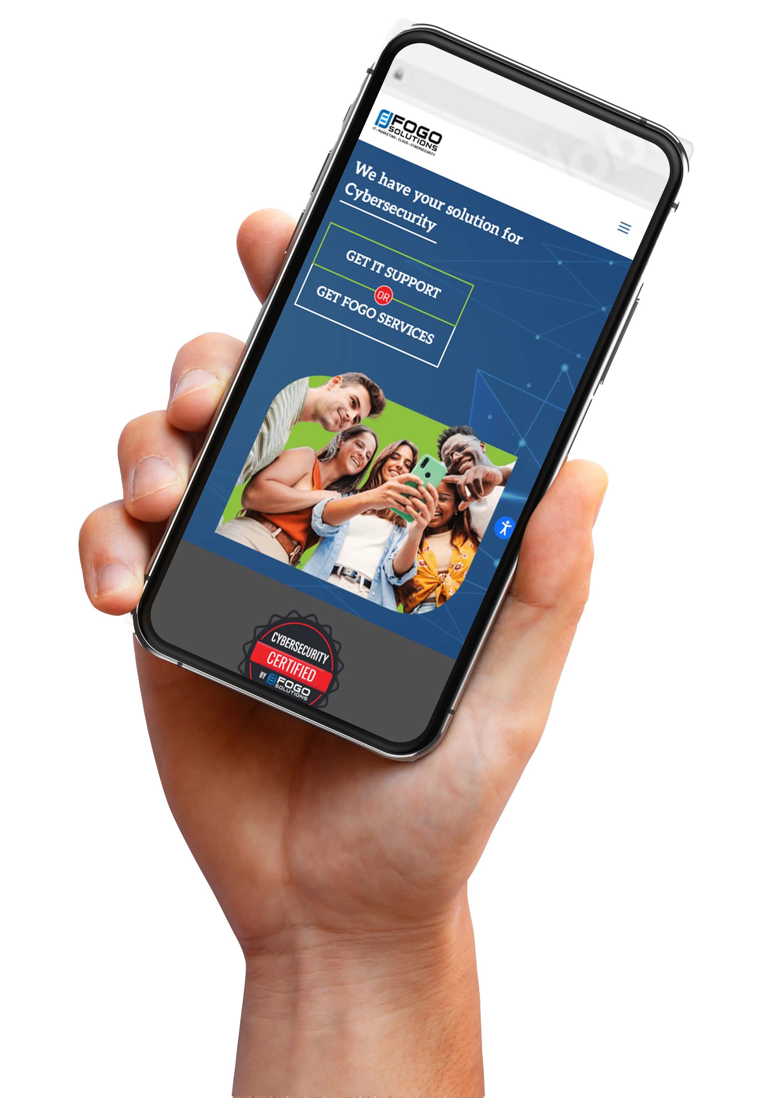 hand fogo phone